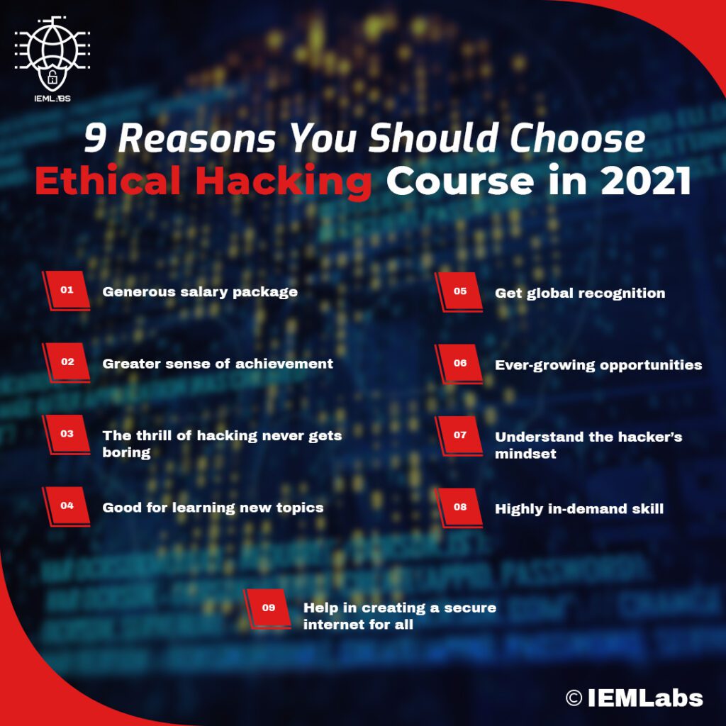 9 Reasons You Should Choose Ethical Hacking Course in 2021