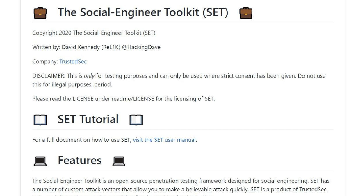 You are currently viewing Social Engineer Toolkit(SET)
