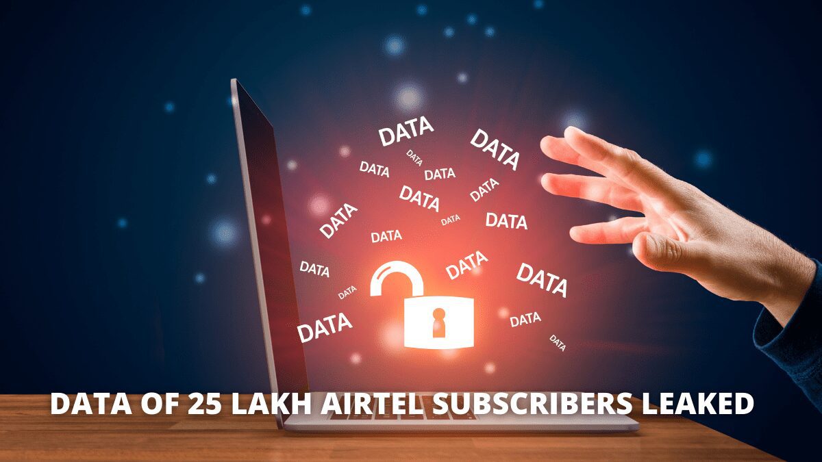 You are currently viewing Data of 25 lakh Airtel subscribers leaked
