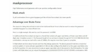 Read more about the article Maskprocessor