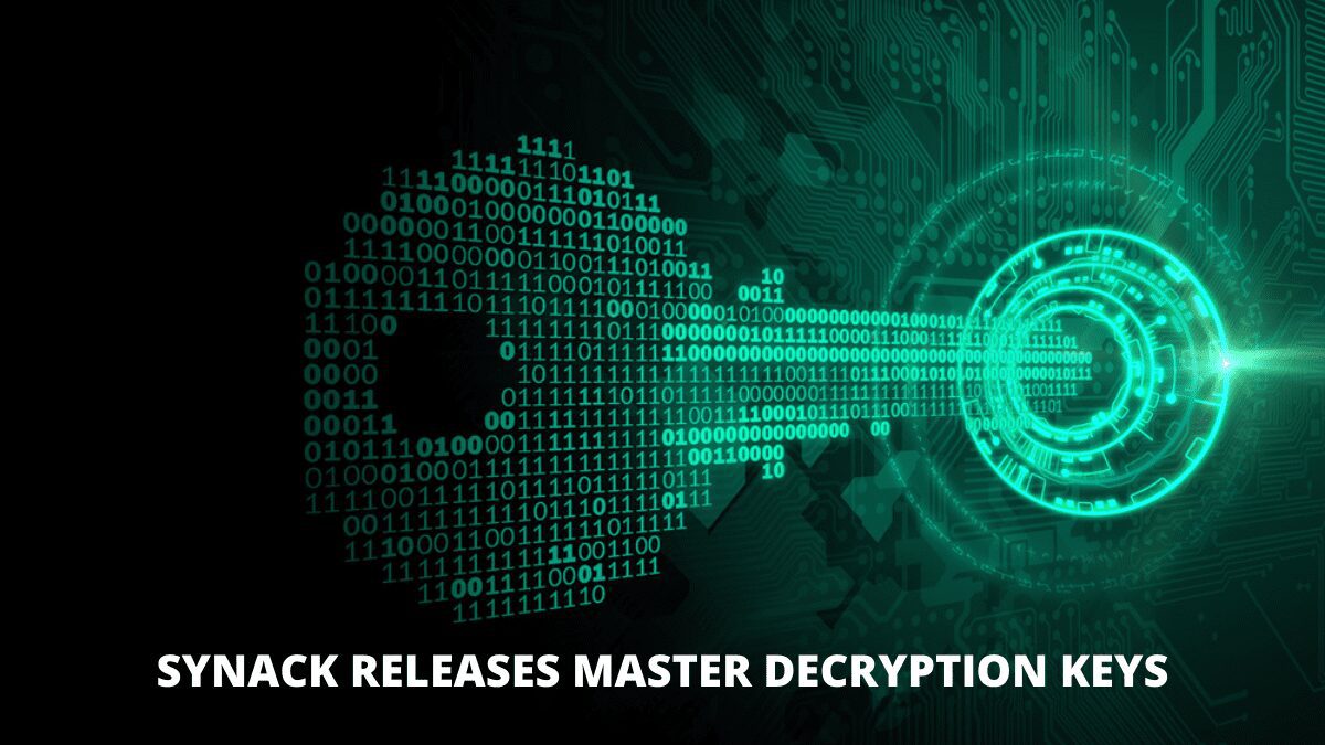SynAck Releases Master Decryption Keys