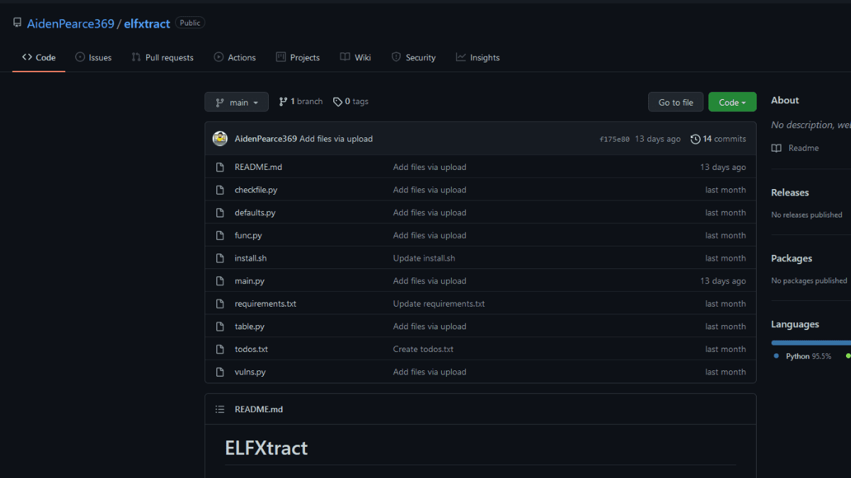 You are currently viewing ELFXtract: — Enumerating ELF Binaries Using an Automated Analysis Tool.
