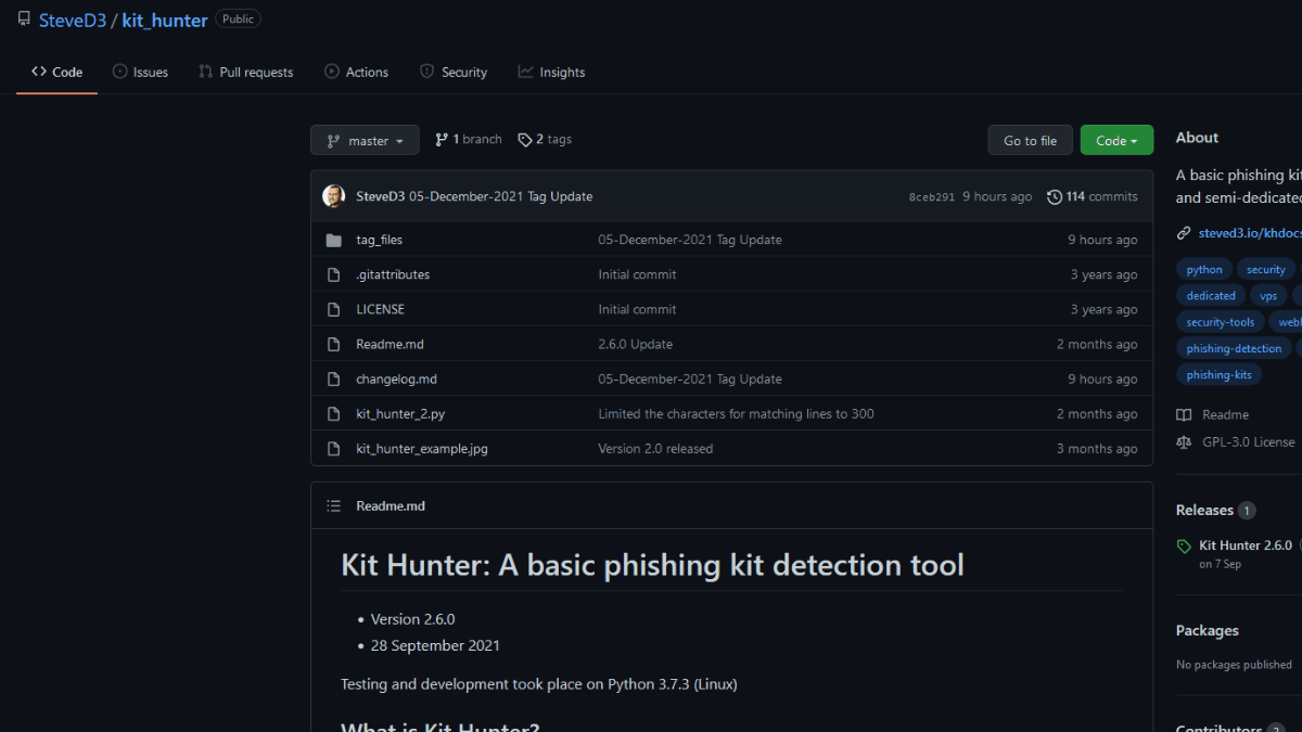 You are currently viewing Kit Hunter: — For Dedicated And Semi-Dedicated Hosting, a Basic Phishing Kit Scanner