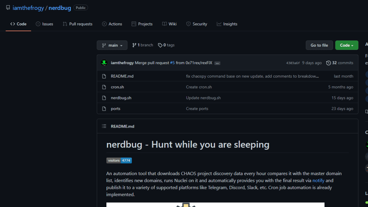 You are currently viewing Nerdbug: While sleeping, go on a hunt.