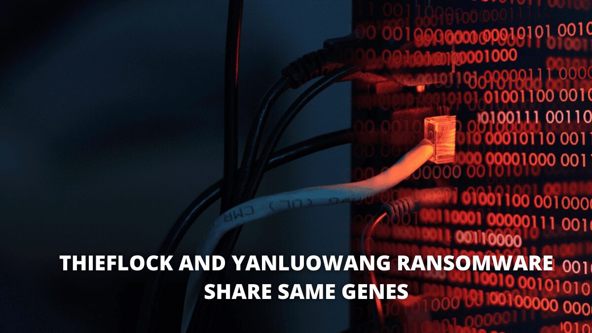 Thieflock and Yanluowang Ransomware Share Same Genes.