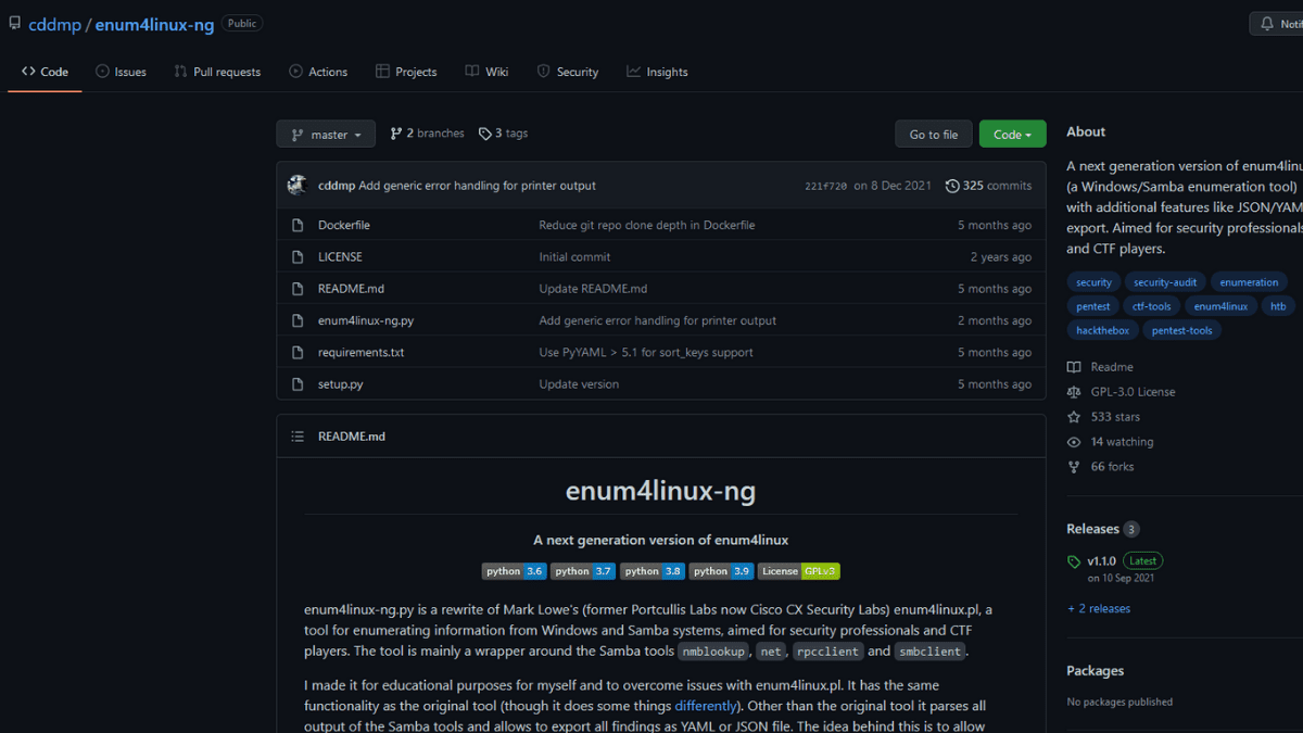 Enum4Linux-ng.