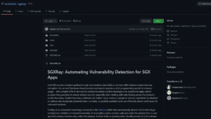 Read more about the article SGXRay:– Automating Vulnerability Detection for SGX Apps.