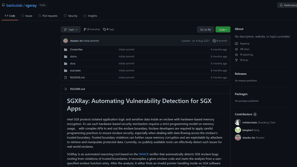 SGXRay-Automating-Vulnerability-Detection-for-SGX-Apps.