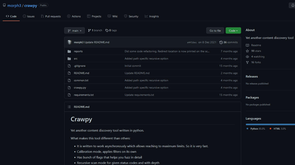 You are currently viewing Crawpy:– Yet Another Content Discovery Tool.
