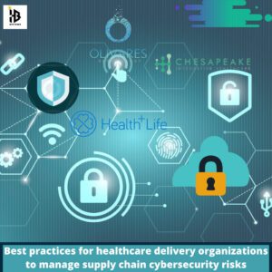 Best practices for healthcare delivery organizations to manage supply chain cybersecurity risks