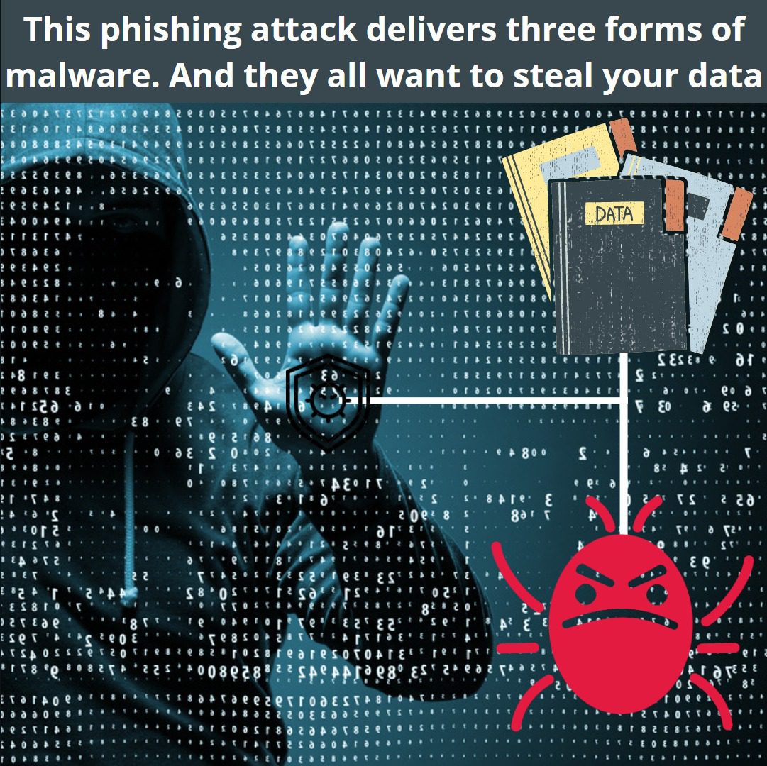 You are currently viewing This phishing attack delivers three forms of malware. And they all want to steal your data