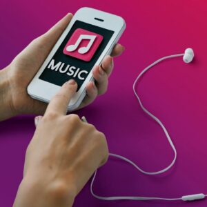 Music app branded by Tiktok