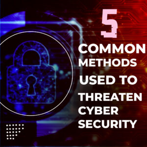 Five Common Methods Used To Threaten Cybersecurity