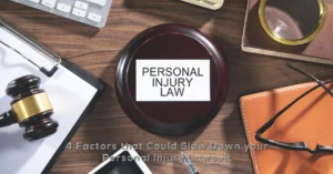 4 Factors that Could Slow Down your Personal Injury Lawsuit