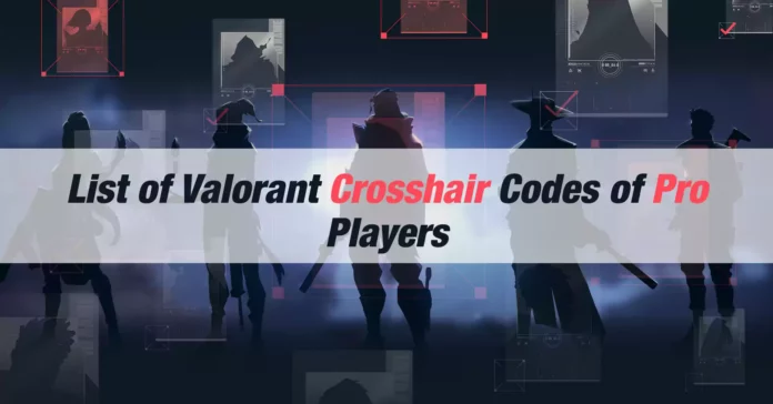 valorant crosshair codes