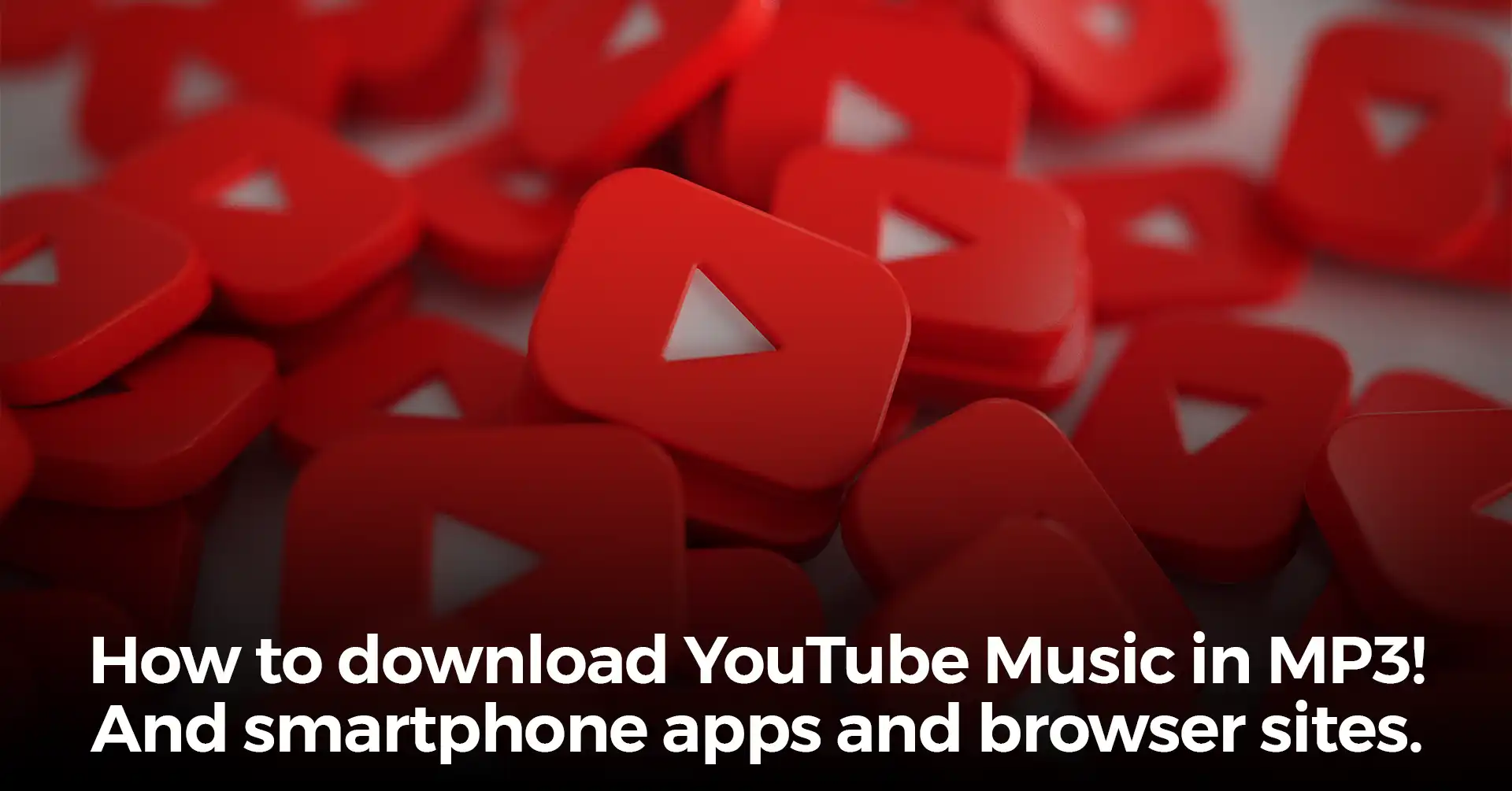 How to download YouTube Music in MP3! And smartphone apps and browser ...
